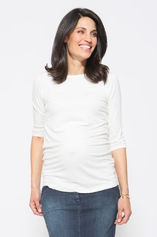 תמונה של חולצת בסיס להריון שרוול 3/4