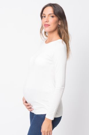 תמונה של חולצת בסיס להריון ש.ארוך