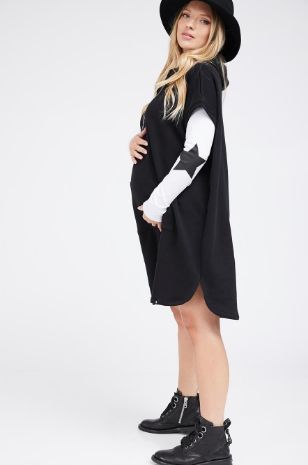 תמונה של טישרט להריון STAR לבנה