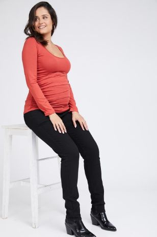 תמונה של חולצת הריון Baby Grow ש.ארוך בריק