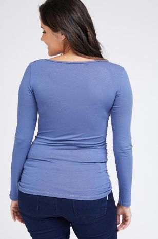 תמונה של חולצת הריון Baby Grow ש.ארוך ג'ינס