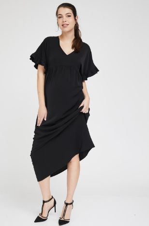 תמונה של שמלת איזבלה שחורה