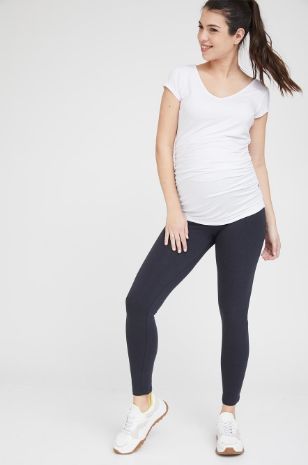 תמונה של טייץ ארוך להריון אפור