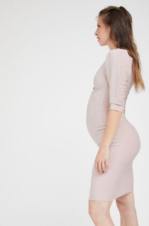 תמונה של שמלת הריון שלגיה