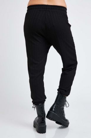 תמונה של מכנסי הריון לארה שחורים