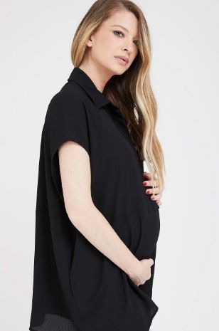 תמונה של חולצת הריון תהל שחורה