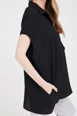 תמונה של חולצת הריון תהל שחורה