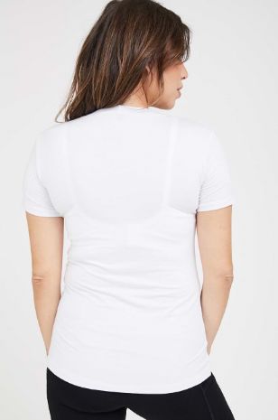 תמונה של טישרט אמא להריון לבנה