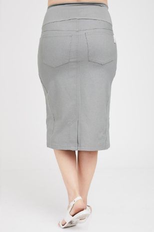 תמונה של חצאית הריון רוקסי ארוכה זית