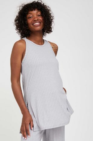 תמונה של גופייה להריון רובין שחורה 