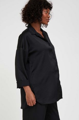 תמונה של חולצת הריון פרנסס שחורה