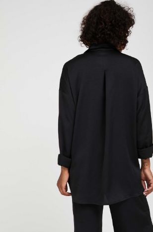 תמונה של חולצת הריון פרנסס שחורה