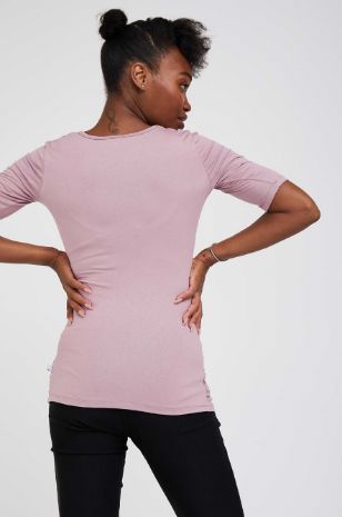 תמונה של חולצת הריון בייבי ניקי ש. קצר סגלגל