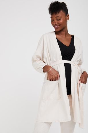 תמונה של חלוק הריון קומפקט אבן