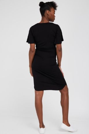 תמונה של שמלת הריון גילי שחורה