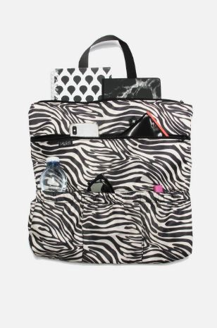 תמונה של תיק עגלה היידי בייסיק זברה שחור לבן