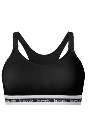 תמונה של חזיית הריון והנקה מעטפת bravado full cup שחור