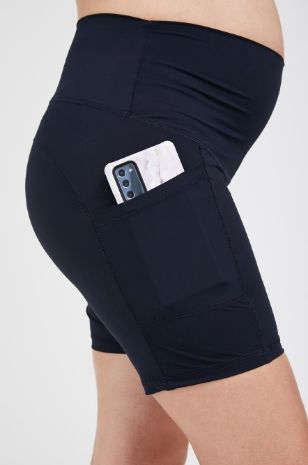 טייץ הריון אקטיב קצר נייבי