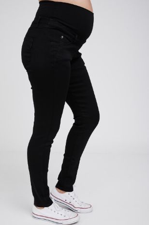 תמונה של דונה סופר סקיני סטרץ' להריון שחור