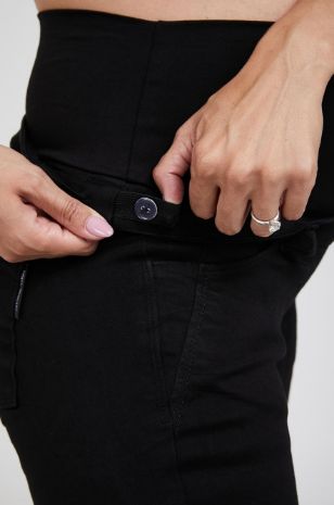 תמונה של דונה סופר סקיני סטרץ' להריון שחור