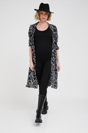 תמונה של אוברול הריון לינוי שחור