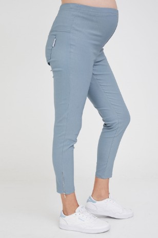 תמונה של מכנסי הריון אן כחול אפור