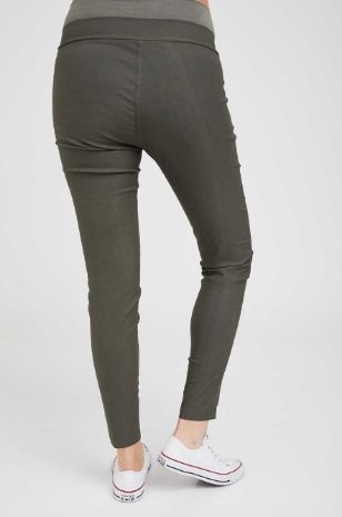 תמונה של מכנסי הריון קייט ירוק זית