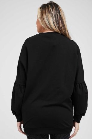 תמונה של סוויטשירט להריון מאדי שחור