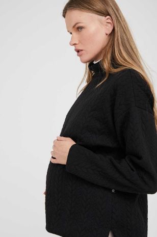 תמונה של טופ הריון קיילי צמות שחור