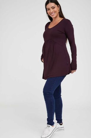 תמונה של טוניקת ריבר להריון ש.ארוך חציל