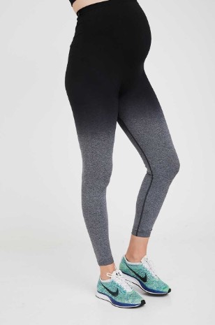 תמונה של טייץ הריון סימלס שחור אפור