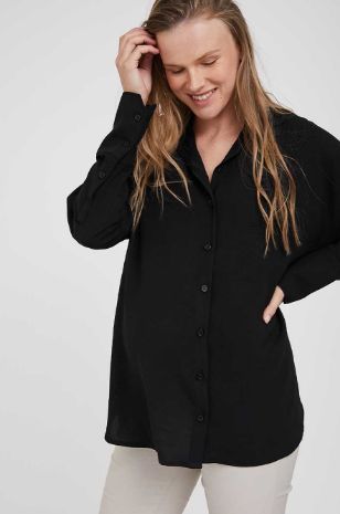 תמונה של חולצת הריון פרינסס לבנה