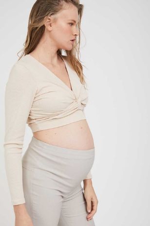 תמונה של קרופ טופ קשר להריון אבן