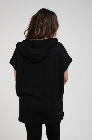 תמונה של קפוצ'ון להריון רוכסן שחור