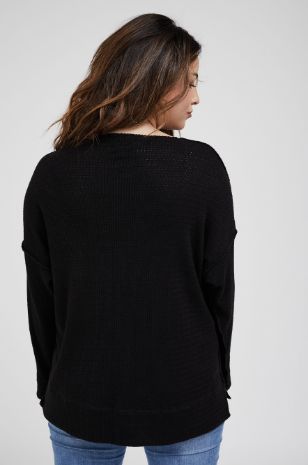 תמונה של סריג הריון פסקל שחור