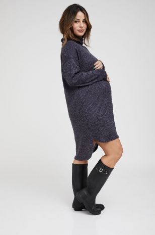 תמונה של שמלת טוניקה להריון מרגו נייבי