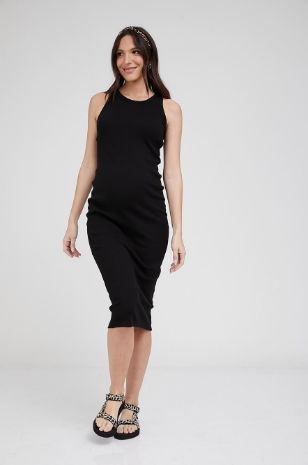 שמלת הריון מרטינה שחורה