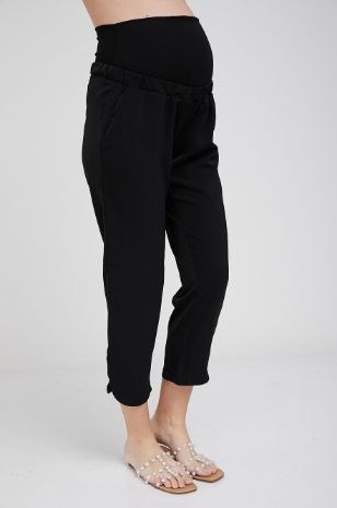 תמונה של מכנסי הריון טוני 7/8 שחור 