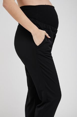 תמונה של מכנסי הריון טוני 7/8 שחור 