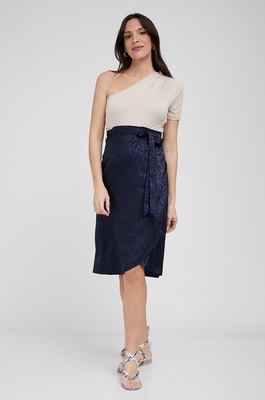 תמונה של חצאית הריון מעטפת נייבי