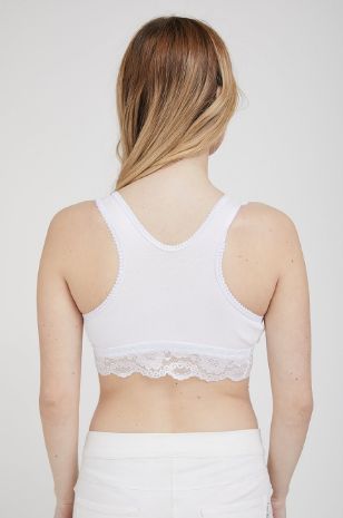 תמונה של טופ מעטפת לשינה והנקה Carriwell לבן