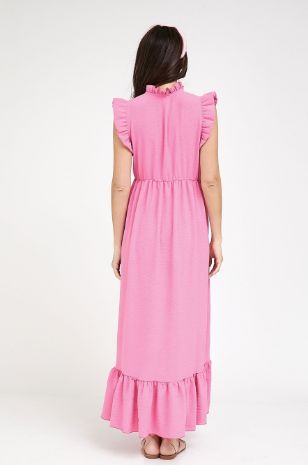 תמונה של שמלת הריון שלי ורוד בזוקה