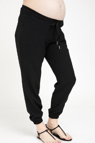 מכנסי הריון איריס שחורים