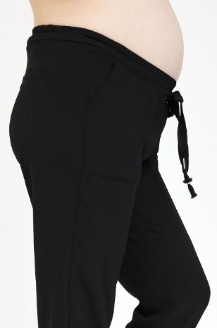 מכנסי הריון איריס שחורים