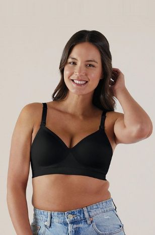 תמונה של חזיית Bravado Plunge הריון והנקה ורוד ליפסטיק