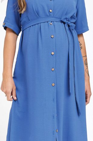 שמלת הריון מכופתרת של אבישג ארבל