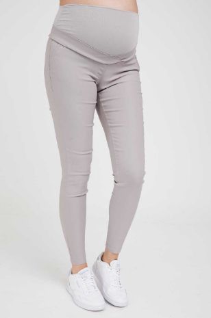 תמונה של מכנסי הריון קייט ירוק זית