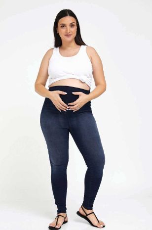 ג'ינס להריון אן כחול	