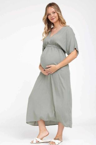 שמלת הריון מליסה זית