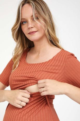 שמלת הנקה לילי בריק